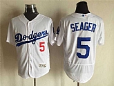 Los Angeles Dodgers #5 Corey Seager White 2016 Flexbase Collection Stitched Baseball Jersey,baseball caps,new era cap wholesale,wholesale hats